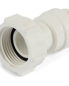 Connector straight 15x3/4" fm plastic